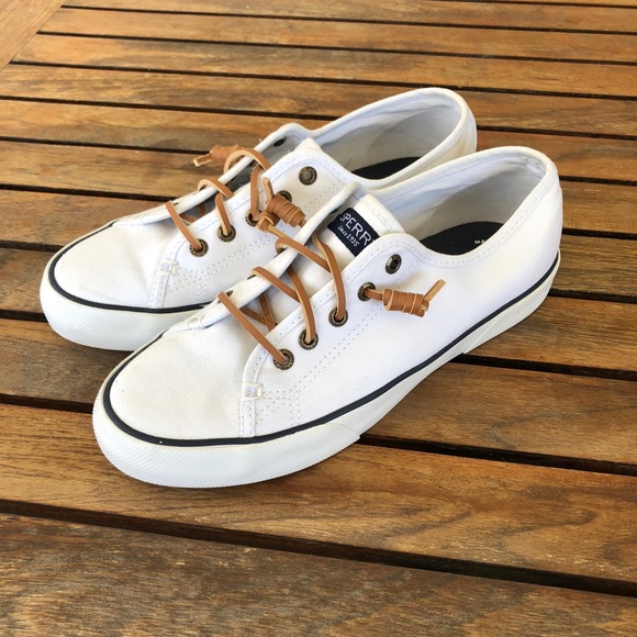 Sperry Shoes - Women’s SPERRY white crest vibe sneakers size 7